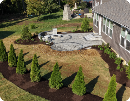 hardscape patio design
