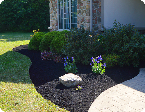 mulch bed property maintenance care
